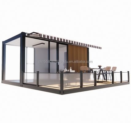 Shop 20ft Mobil Restaurant und Bar 10ft 20ft Versand Holz Container Küche Galvanisierter Stahl Biegen 180g Stahlrahmen