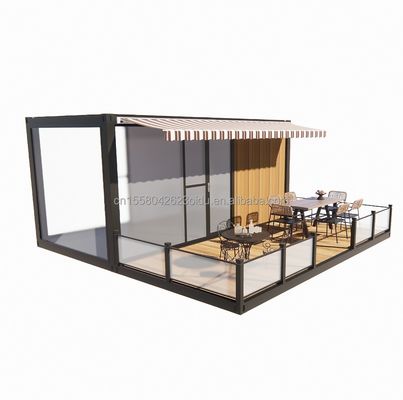Shop 20ft Mobil Restaurant und Bar 10ft 20ft Versand Holz Container Küche Galvanisierter Stahl Biegen 180g Stahlrahmen
