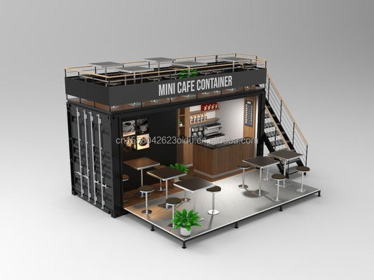Klappbarer Container-Laden Wirtschaftliches kundenspezifisches Design mit Fenstern aus Aluminiumlegierung und Wand 50/75/100mm Wellen-Sandwich-Panel