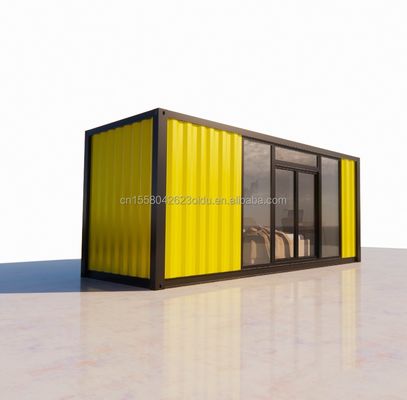 Vorgefertigte Häuser Villen Stahlkonstruktion Containerhaus Luxuriöses kleines Haus mit Fenster Aluminiumlegierung Fenster