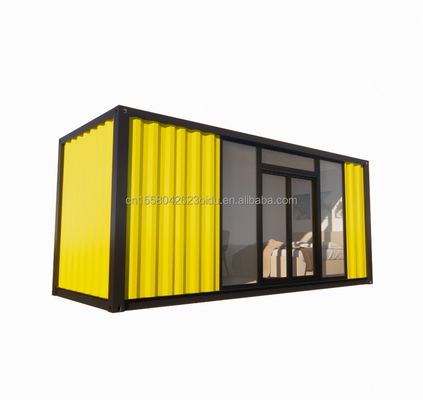 Vorgefertigte Häuser Villen Stahlkonstruktion Containerhaus Luxuriöses kleines Haus mit Fenster Aluminiumlegierung Fenster