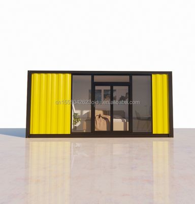 Vorgefertigte Häuser Villen Stahlkonstruktion Containerhaus Luxuriöses kleines Haus mit Fenster Aluminiumlegierung Fenster