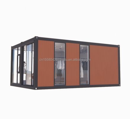 Containerhäuser Wand 50/75/100mm Welle Sandwich-Panel Klappbare Erweiterbare Prefab Haus Villa