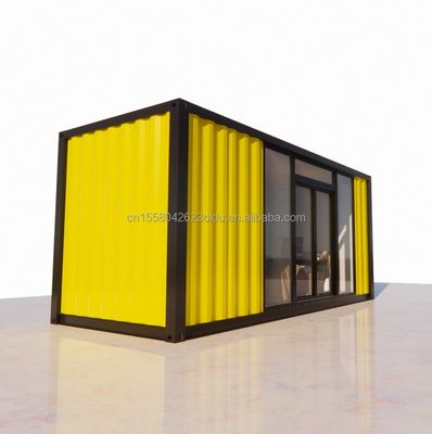 Vorgefertigte Häuser Villen Stahlkonstruktion Containerhaus Luxuriöses kleines Haus mit Fenster Aluminiumlegierung Fenster