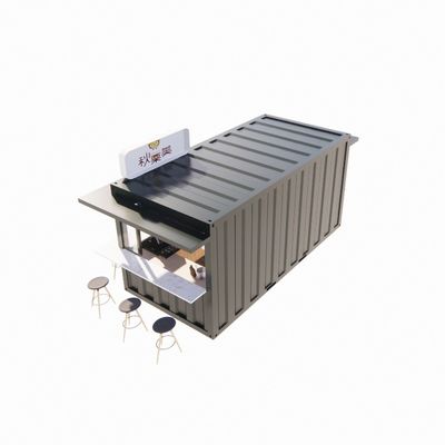 20ft Container Vorgefertigte Geschäfte Lager Badezimmer inklusive und angepasste Farbe für Ihre Geschäftsfläche