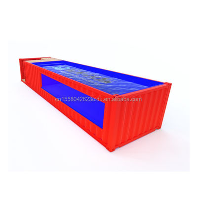 Outdoor-Schwimmbad im Heimstile 20ft Container-Schwimmbad mit angepasster Farbe und Aluminiumfenstern