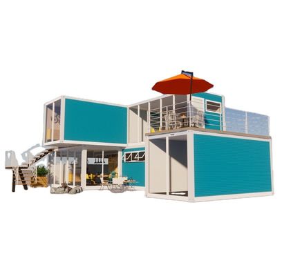 Abnehmbares 20ft Flat Pack Luxus kleines Wohncontainerhaus mit Aluminium-Legierungsfenstern und galvanisiertem Stahl biegen 180g