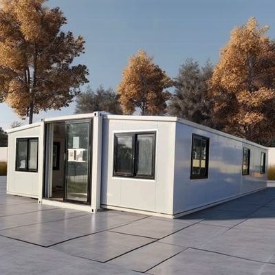 Aluminium-Legierungsfenster 20Ft Erweiterbare vorgefertigte Villa Hurrikansicher portable mobile Luxuswohnung für Luxusleben