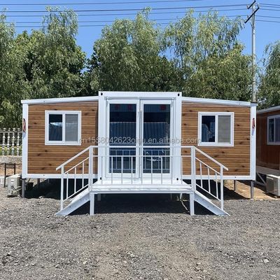 Aluminium-Legierungsfenster 20Ft Erweiterbare vorgefertigte Villa Hurrikansicher portable mobile Luxuswohnung für Luxusleben