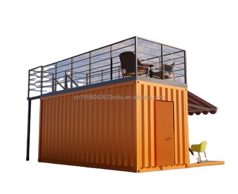 Modifizierter 20 Fuß vorgefertigter Versandcontainer Ideal für Pop-Up-Coffee-Shop Restaurant Mobile Container Bar-Shop und Bad