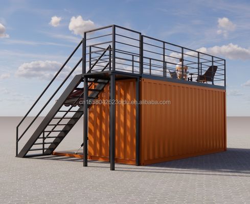Modifizierter 20 Fuß vorgefertigter Versandcontainer Ideal für Pop-Up-Coffee-Shop Restaurant Mobile Container Bar-Shop und Bad