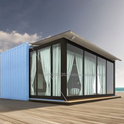Aluminiumlegierung Fenster Portable Home für Wohnungen Fertig 40Ft Erweiterbare Prefab Stahlkonstruktion