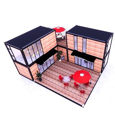 Modernes Design 20 Fuß erweiterbares Flat Pack Modulares Zuhause Vorgefertigtes Sandwich-Panel Versand 3 Schlafzimmer Containerhaus für Hotel