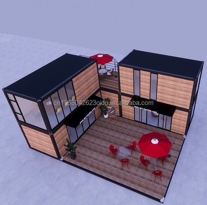 Modernes Design 20 Fuß erweiterbares Flat Pack Modulares Zuhause Vorgefertigtes Sandwich-Panel Versand 3 Schlafzimmer Containerhaus für Hotel