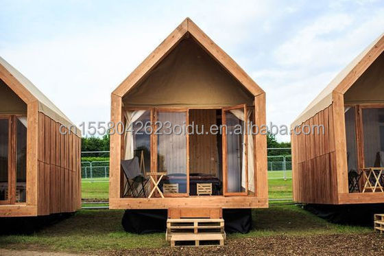 50/75/100mm Wellen Sandwich Panel Wand Luxus Metall Holzgartn Kleinhaus für modernes vorgefertigtes Hotel