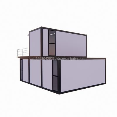 Modernes Design 40ft Luxus-Vorgefertigte Container-Häuser mit Aluminiumoxidfenstern und modernem Wohnen