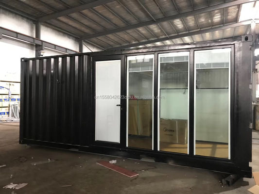 20 Fuß tragbares Klappcontainer Kabinenhaus mit individueller Farbe und galvanisierten Quadratrohren aus Stahl