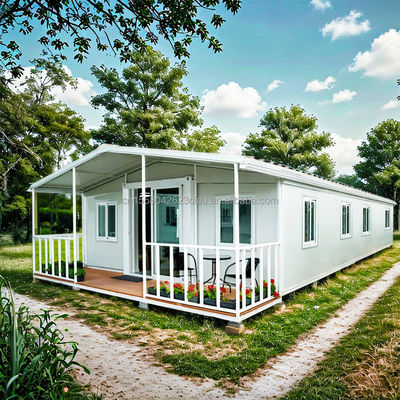 Galvanisiertes Stahlbogen Stahlkonstruktion 20ft Modifiziertes Versandcontainerhaus für Heim und Außen