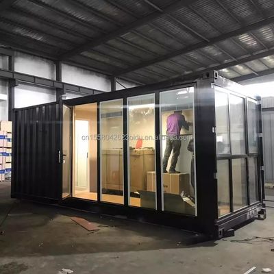 20 Fuß tragbares Klappcontainer Kabinenhaus mit individueller Farbe und galvanisierten Quadratrohren aus Stahl