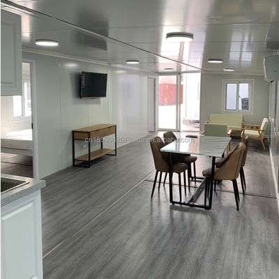 Galvanisiertes Stahlbogen Stahlkonstruktion 20ft Modifiziertes Versandcontainerhaus für Heim und Außen