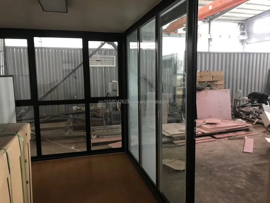 20 Fuß tragbares Klappcontainer Kabinenhaus mit individueller Farbe und galvanisierten Quadratrohren aus Stahl