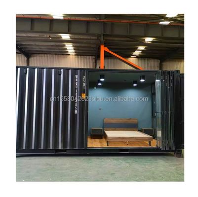 20 Fuß tragbares Klappcontainer Kabinenhaus mit individueller Farbe und galvanisierten Quadratrohren aus Stahl