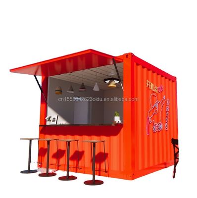 Stahlkonstruktionsrahmen Schweiß moderner Design Stil 20ft Einfaches und luxuriöses Gartenhaus Flat Packaging Montiert Container Mobilhaus