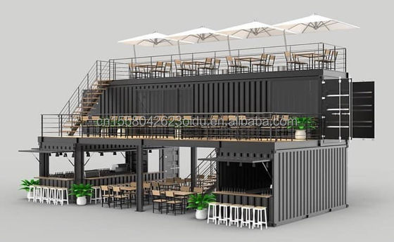 Modularer Prefab Folding Wohnhäuser Lagerraum Erweiterbares Containerhaus mit individueller Farbe und 3D-Modell