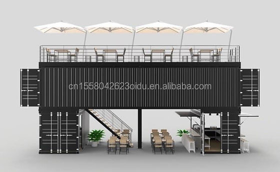 Modularer Prefab Folding Wohnhäuser Lagerraum Erweiterbares Containerhaus mit individueller Farbe und 3D-Modell