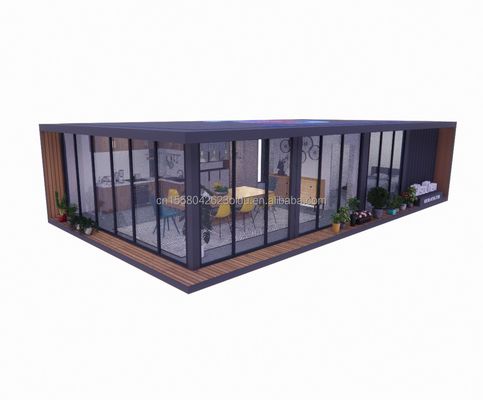 Familienwohnungslösung 20FT Kombination Flat Packaging Container mit 2 Zimmern und 3 Schlafzimmern Hotel Stil