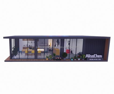 Familienwohnungslösung 20FT Kombination Flat Packaging Container mit 2 Zimmern und 3 Schlafzimmern Hotel Stil