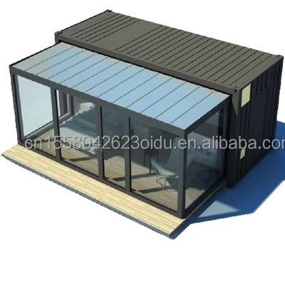 2 Schlafzimmer Erweiterbares Containerhaus Vorgefertigtes Modulares Kleinhaus aus Stahl für den Außenbereich in kundenspezifischer Farbe und Größe von 20 oder 40 Fuß