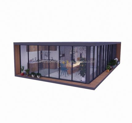 Familienwohnungslösung 20FT Kombination Flat Packaging Container mit 2 Zimmern und 3 Schlafzimmern Hotel Stil