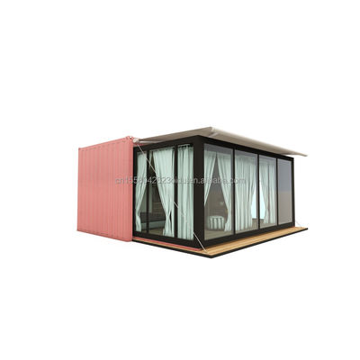 20 Fuß Luxus vorgefertigtes, erweiterbares Containerhaus, fertig gefertigt, Flat Pack Villa mit individueller Farbe und Versandkosten