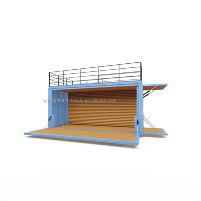 20 Fuß Luxus vorgefertigtes, erweiterbares Containerhaus, fertig gefertigt, Flat Pack Villa mit individueller Farbe und Versandkosten