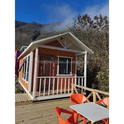 Moderne 2 Schlafzimmer komplett eingerichtet Gartenhaus Outdoor Mobile Ausdehnbare Stahlstruktur in kundenspezifischer Farbe