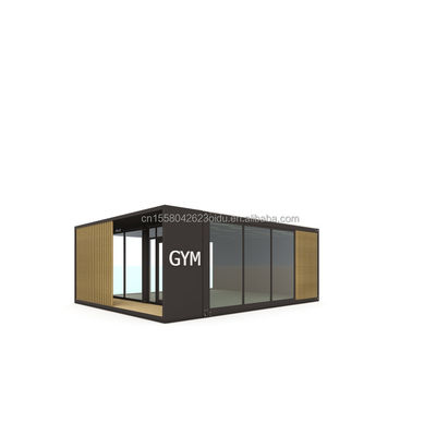 20ft Deluxe-Vorgefertigtes Zimmer Vorgefertigter Container-Villa mit Wand 50/75/100mm Welle Sandwich-Panel