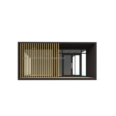 20ft Deluxe-Vorgefertigtes Zimmer Vorgefertigter Container-Villa mit Wand 50/75/100mm Welle Sandwich-Panel