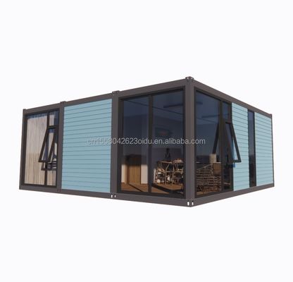 20ft Schnellbau Prefab Hotelhaus Modulares Klappcontainerhaus für Camping und Klappgarten