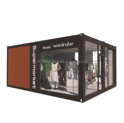 Wand 100mm Welle Sandwich Panel Hotel Container Store Anpassbar Flachverpackung Schnelle Installation Vorgefertigtes Haus