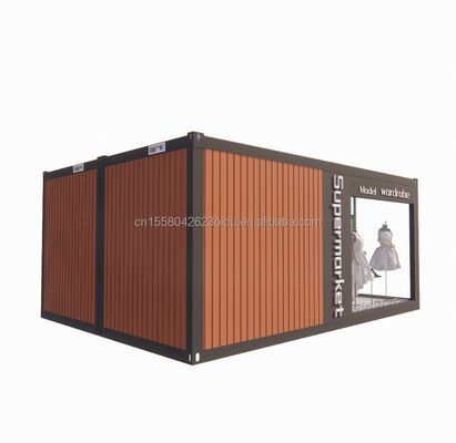 Wand 100mm Welle Sandwich Panel Hotel Container Store Anpassbar Flachverpackung Schnelle Installation Vorgefertigtes Haus