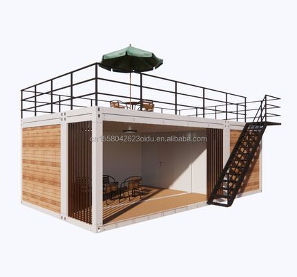 2 Schlafzimmer Container Mobilhaus 20ft Holz Luxus Garten Studio mit Flugzeugverpackung