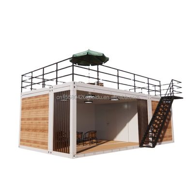 2 Schlafzimmer Container Mobilhaus 20ft Holz Luxus Garten Studio mit Flugzeugverpackung