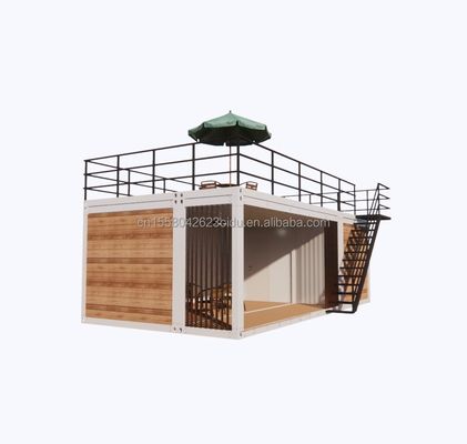 2 Schlafzimmer Container Mobilhaus 20ft Holz Luxus Garten Studio mit Flugzeugverpackung