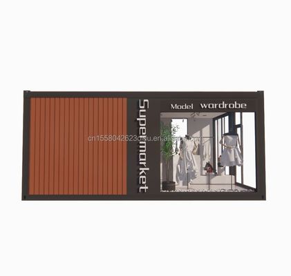 Wand 100mm Welle Sandwich Panel Hotel Container Store Anpassbar Flachverpackung Schnelle Installation Vorgefertigtes Haus