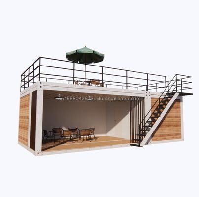 2 Schlafzimmer Container Mobilhaus 20ft Holz Luxus Garten Studio mit Flugzeugverpackung
