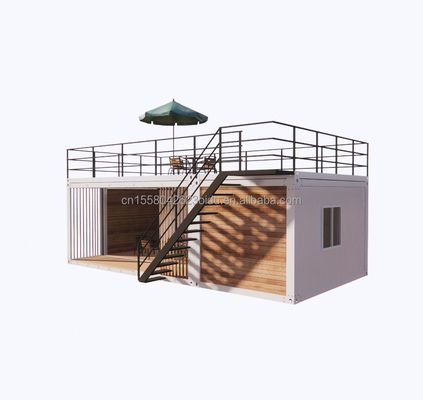 2 Schlafzimmer Container Mobilhaus 20ft Holz Luxus Garten Studio mit Flugzeugverpackung