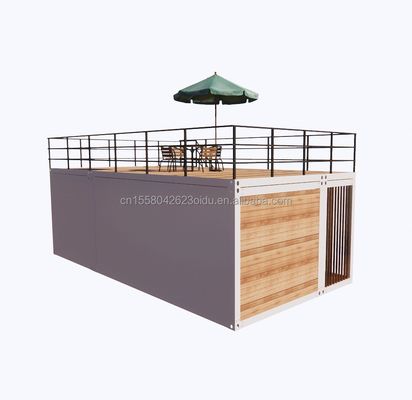 2 Schlafzimmer Container Mobilhaus 20ft Holz Luxus Garten Studio mit Flugzeugverpackung