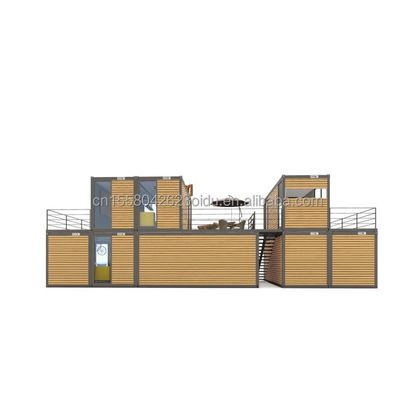 Modernes Design 20ft oder 40ft Food Bar Cafe Supermarkt Laden Container Laden Anpassbares Flat Paket Vorgefertigtes Haus