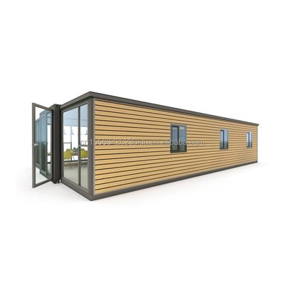50/75/100mm Wellen-Sandwich-Panel Modernes erweiterbares 3-Zimmer-Prefab Containerhaus für Hotels